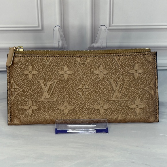 Louis Vuitton Handbags - Louis Vuitton Empreinte Brown Leather Zip Pouch
